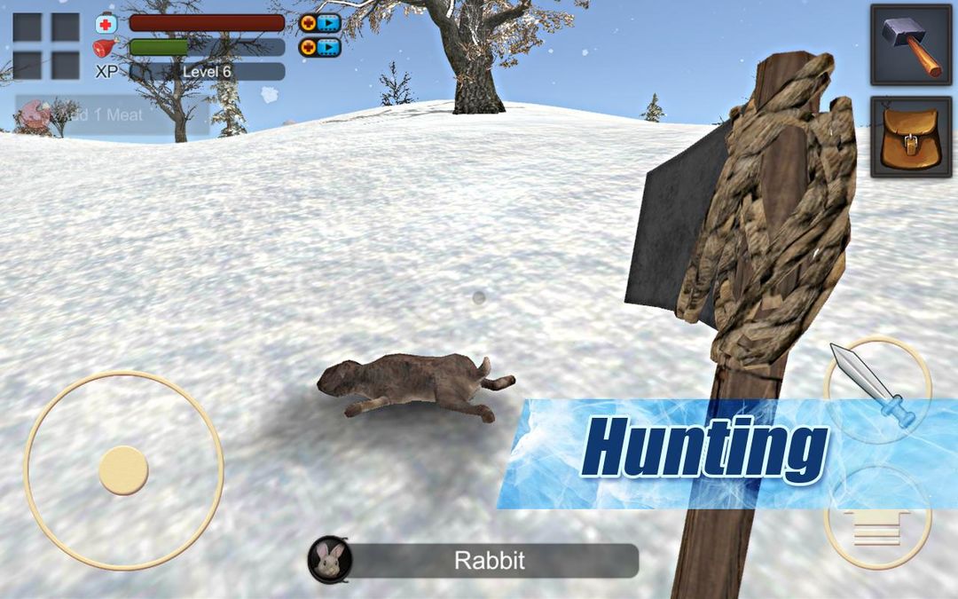 Survival Game Winter Island 게임 스크린 샷
