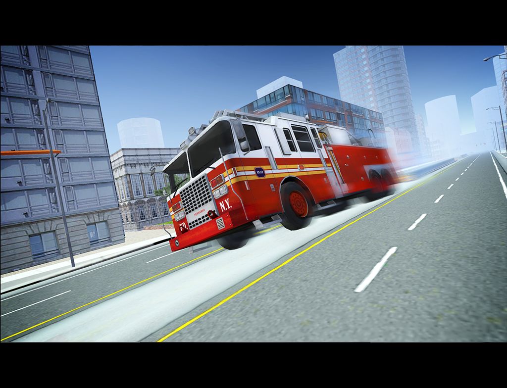 Screenshot of Fire Truck Simulator 2016
