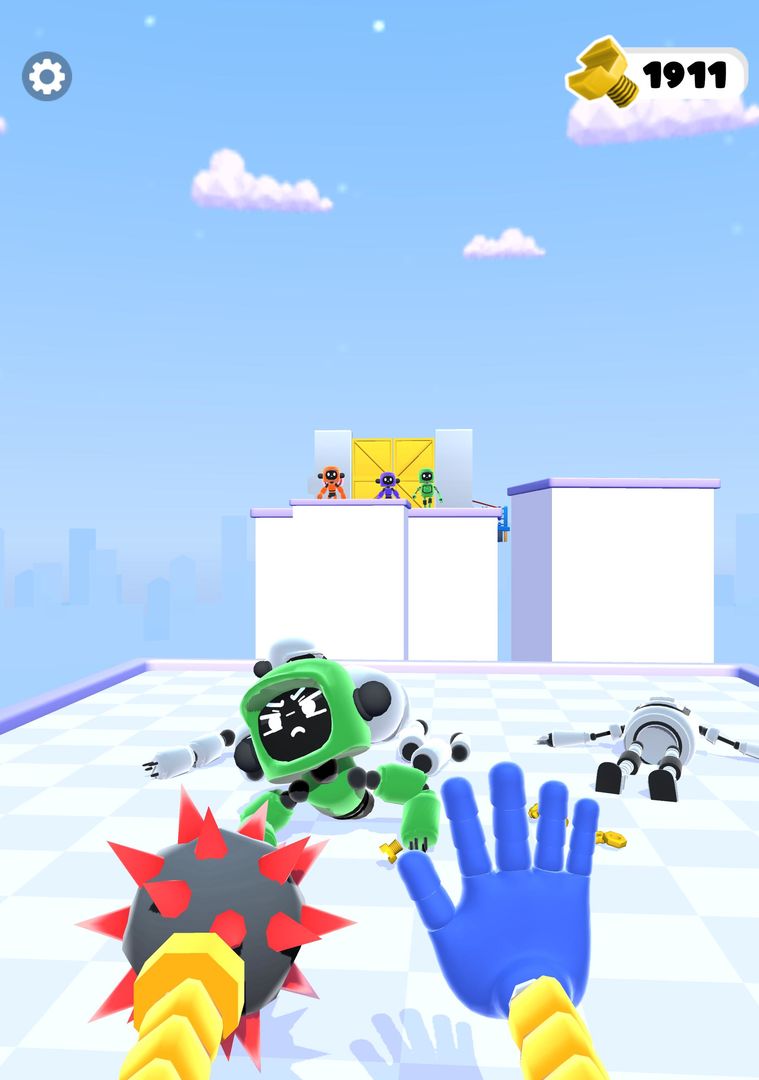 Power Hands - Robot Battle 게임 스크린 샷