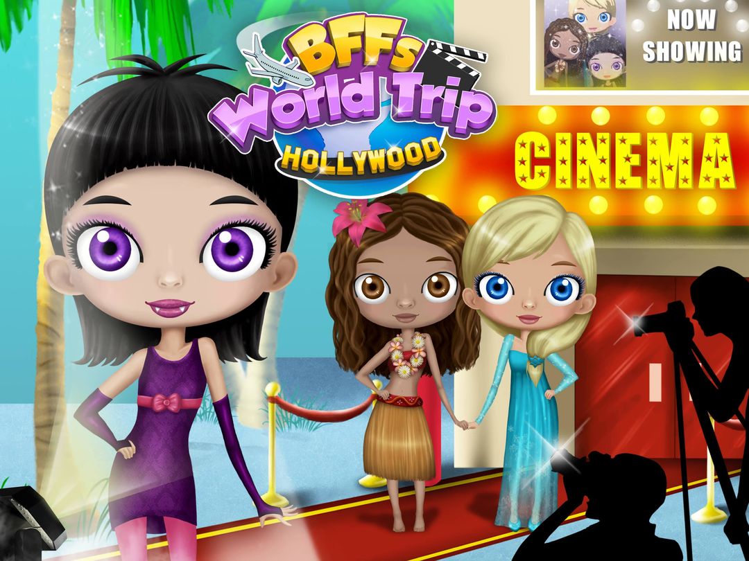 BFF World Trip Hollywood screenshot game
