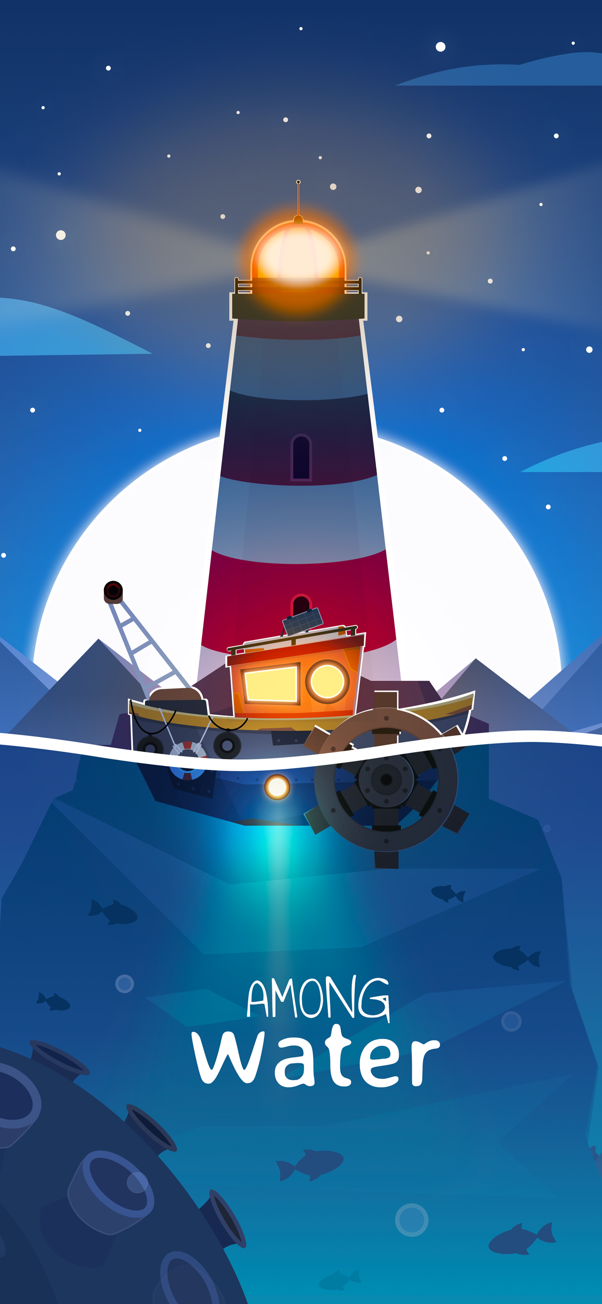 Among Water: Relaxing games Game Screenshot