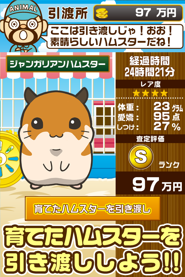 ぼくのハムスター~ハムスターを育てる楽しい育成ゲーム~ ภาพหน้าจอเกม