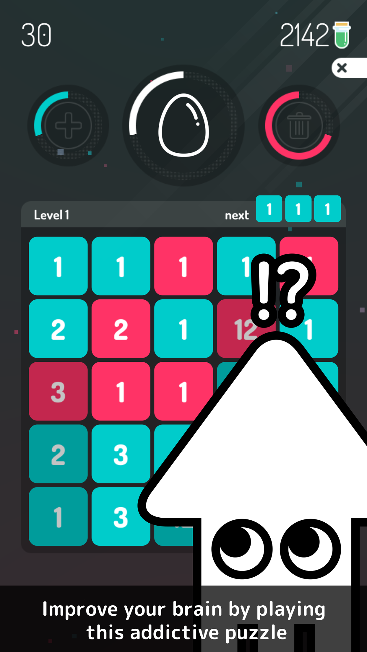 +/-0 Number Puzzle Game Screenshot