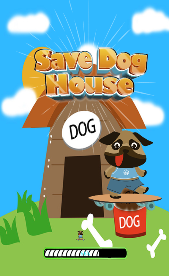 Captura de Tela do Jogo Save Dog House Game