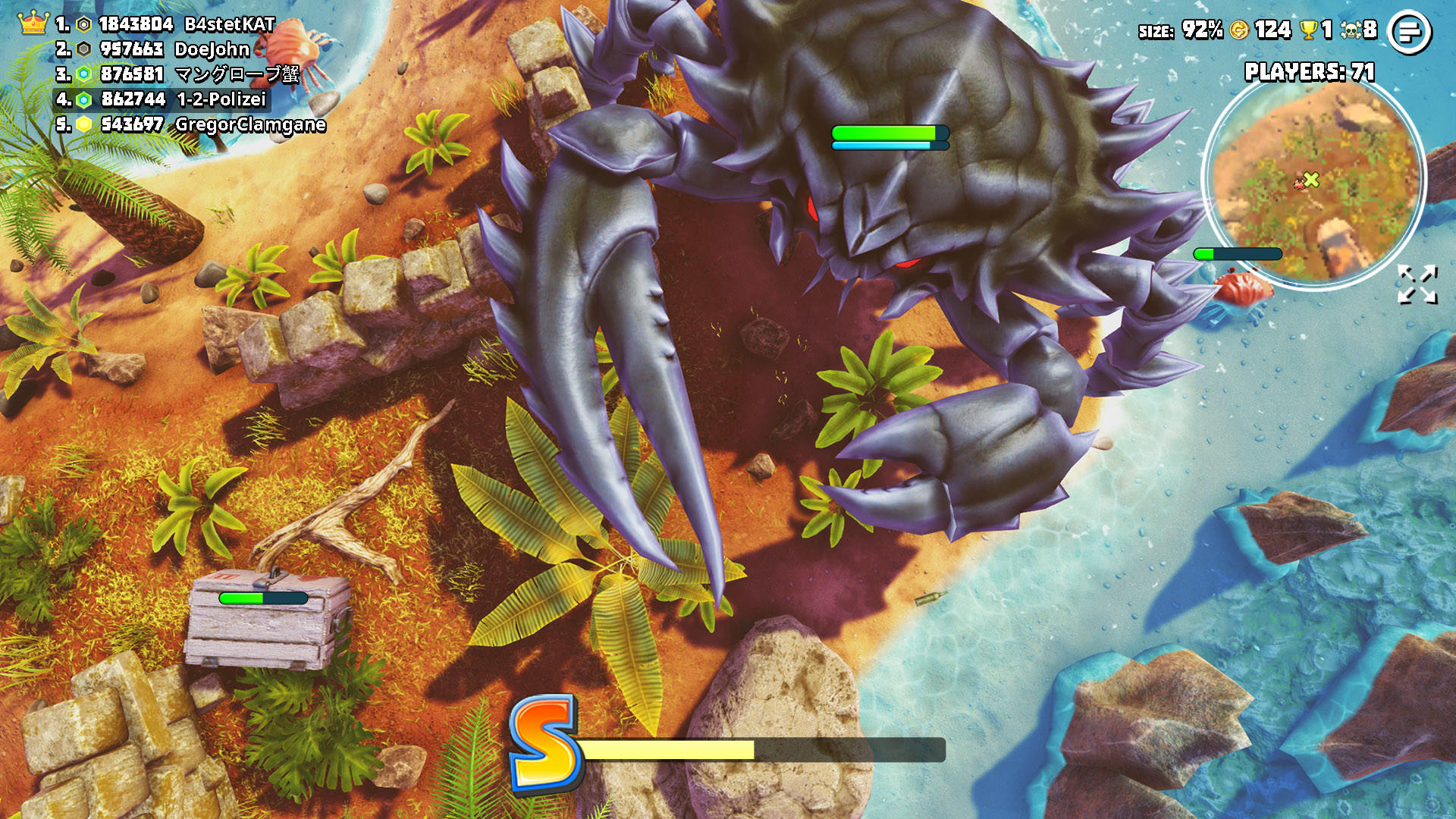 King of Crabs Game Screenshot