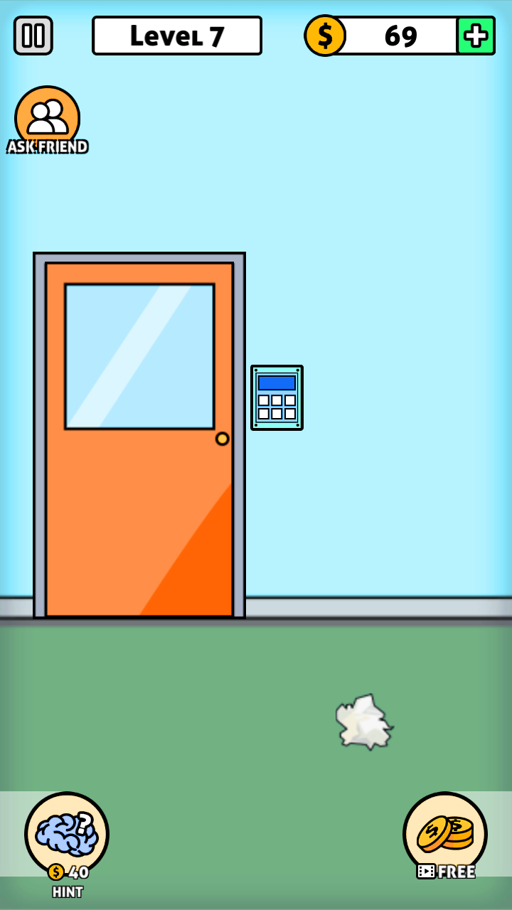 Mystery Words Room Game Screenshot