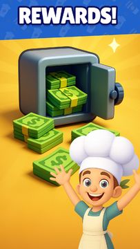 Merge Restaurant Tycoon Game Screenshot