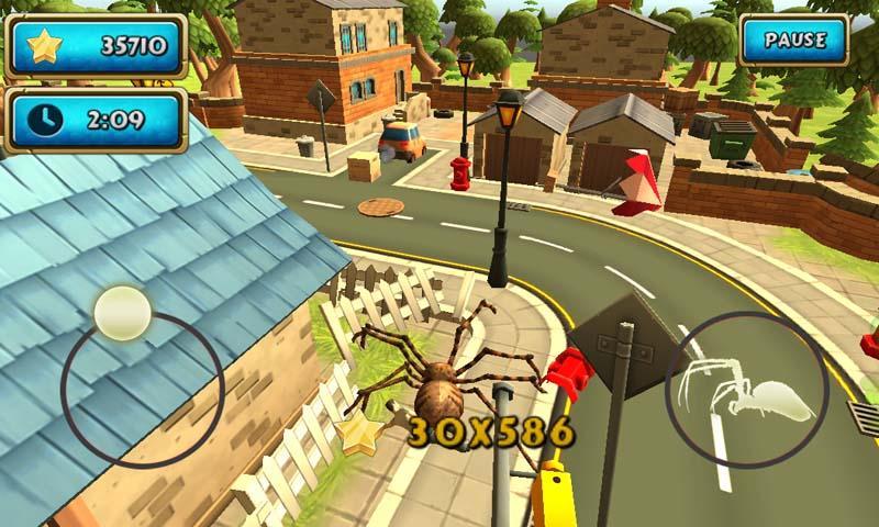 Spider Simulator: Amazing City ภาพหน้าจอเกม