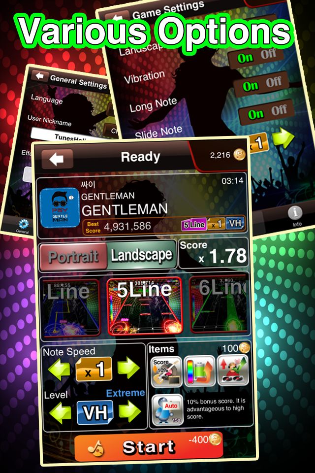 TunesHolic screenshot game