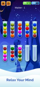 Bubble Sort Puzzle Ball Game Screenshot