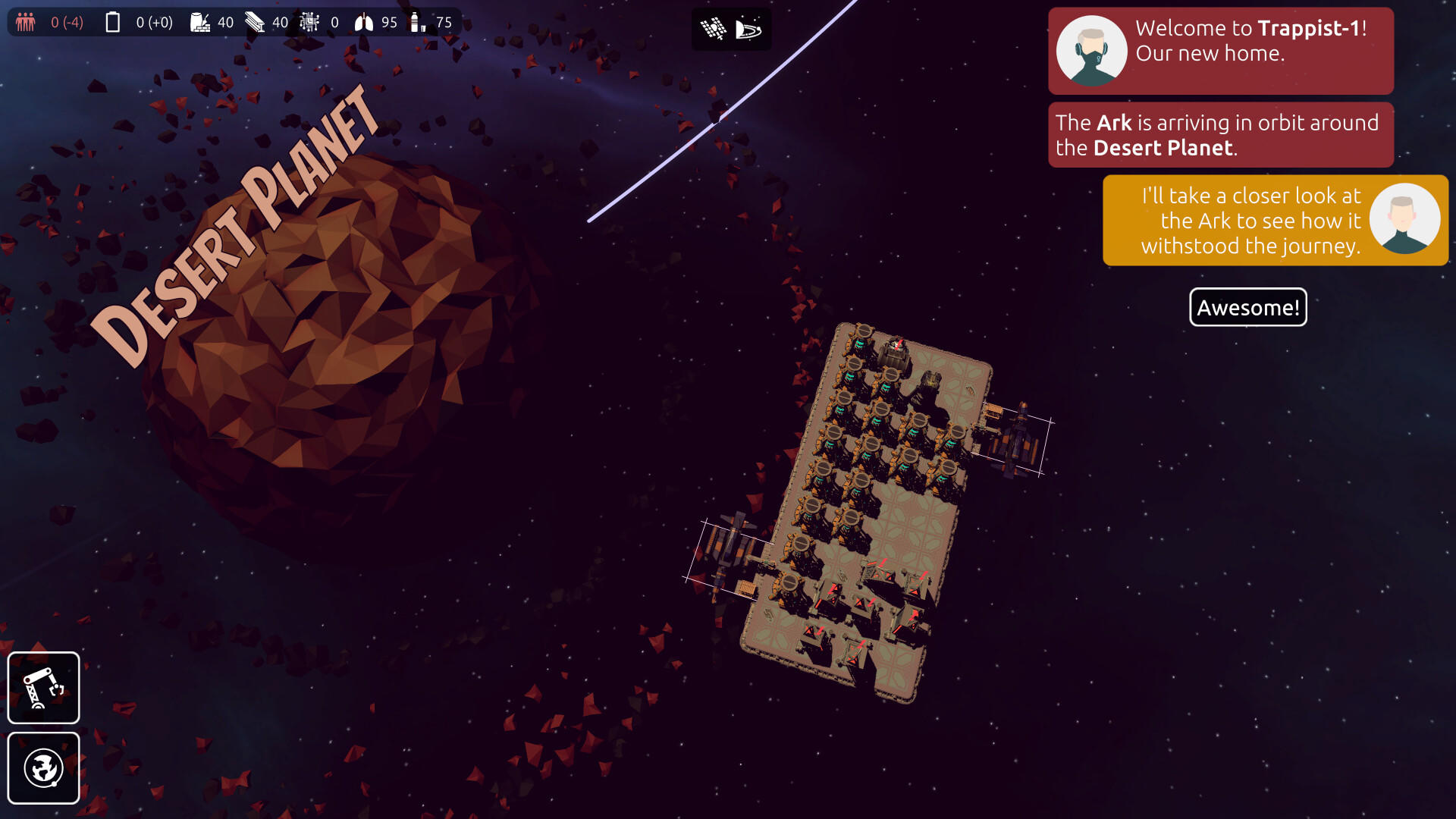 Trappist Game Screenshot