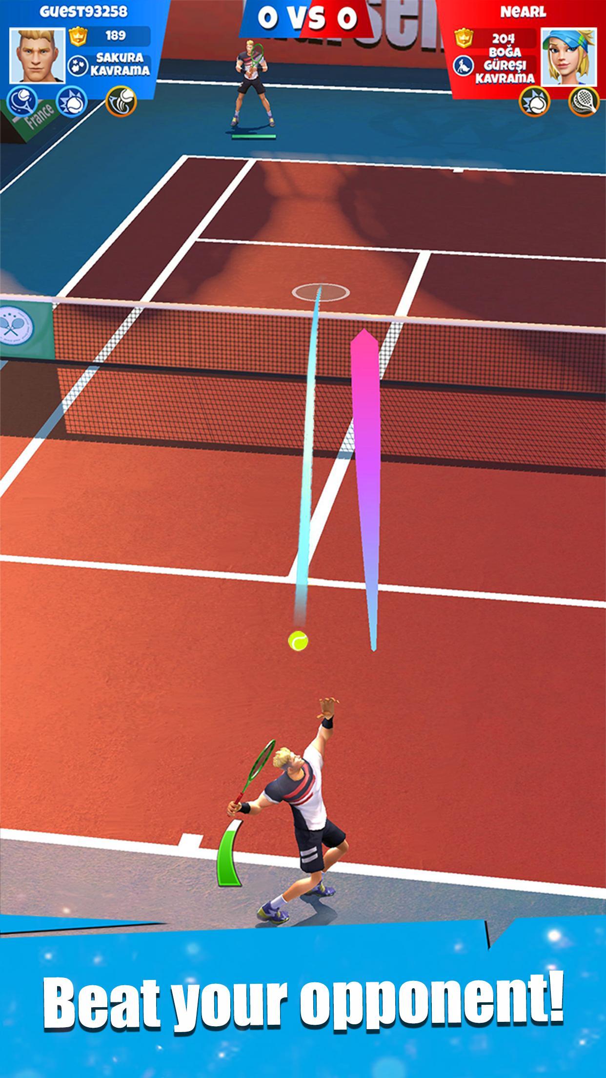 Tennis GO : World Tour 3D Game Screenshot