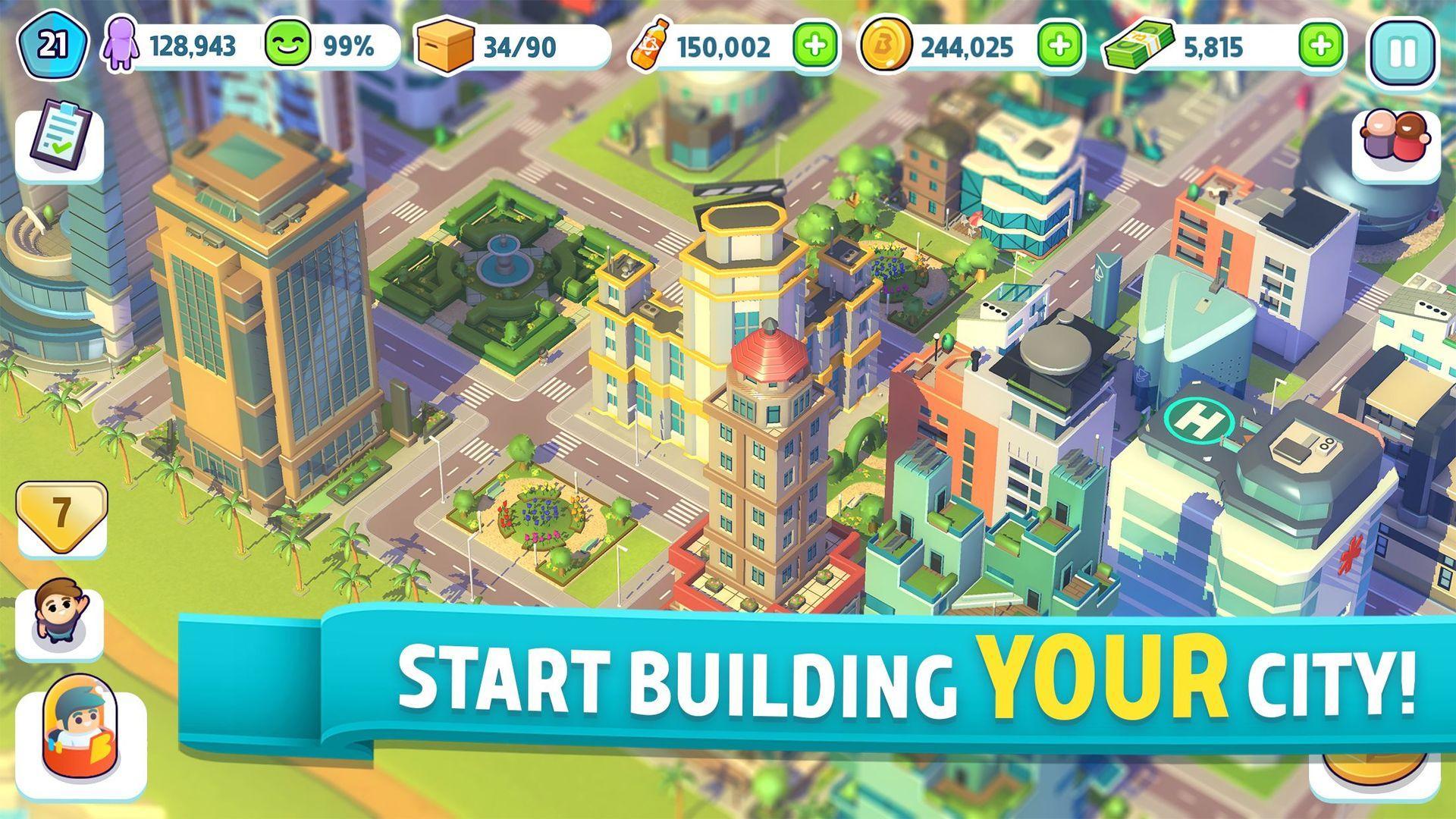 Screenshot 1 of Mania Bandar: Permainan Bangunan Bandar 