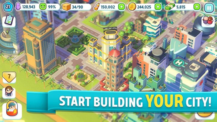 Screenshot 1 of City Mania: Game Membangun Kota 
