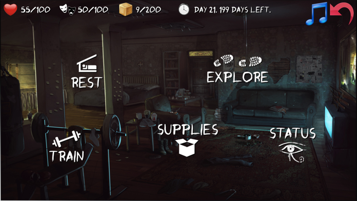 Скриншот игры Overlive: Gamebook and RPG