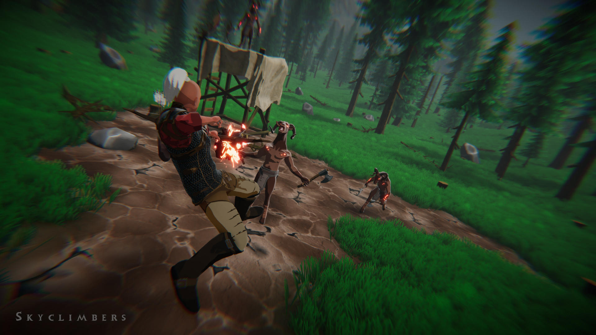 Screenshot of Skyclimbers