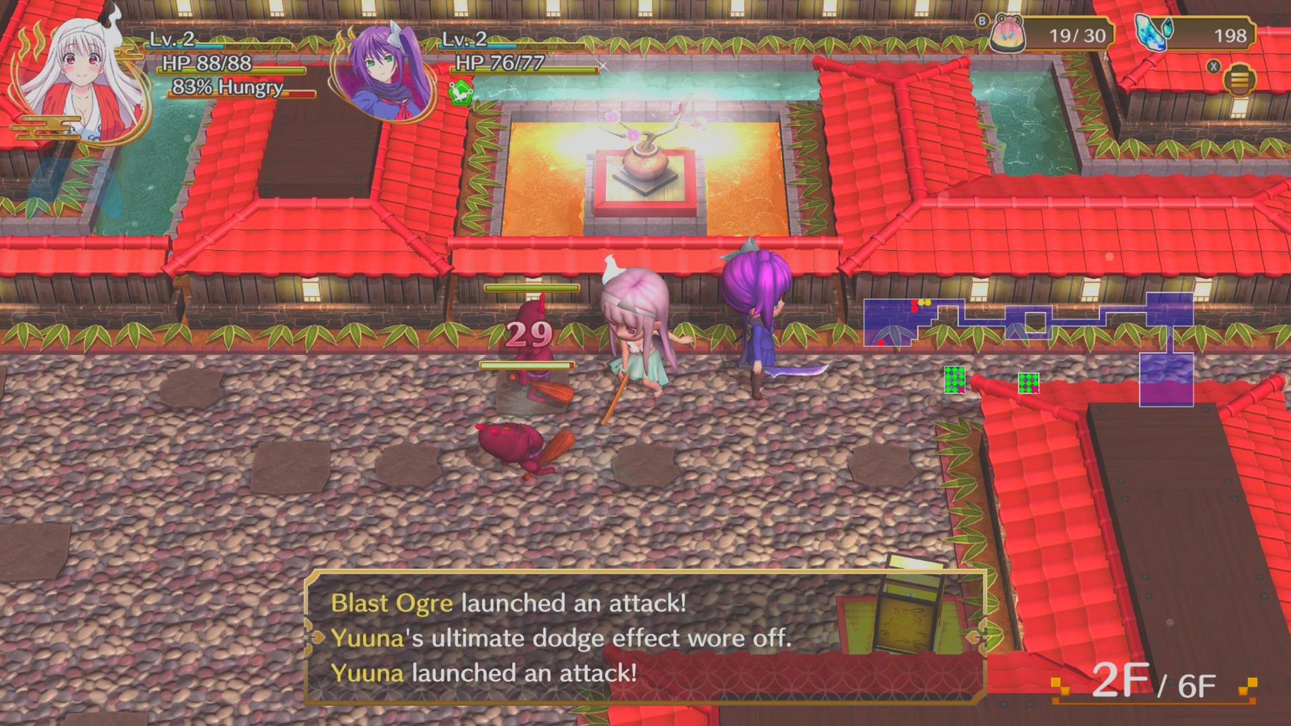 Yuuna and the Steamy Maze ภาพหน้าจอเกม