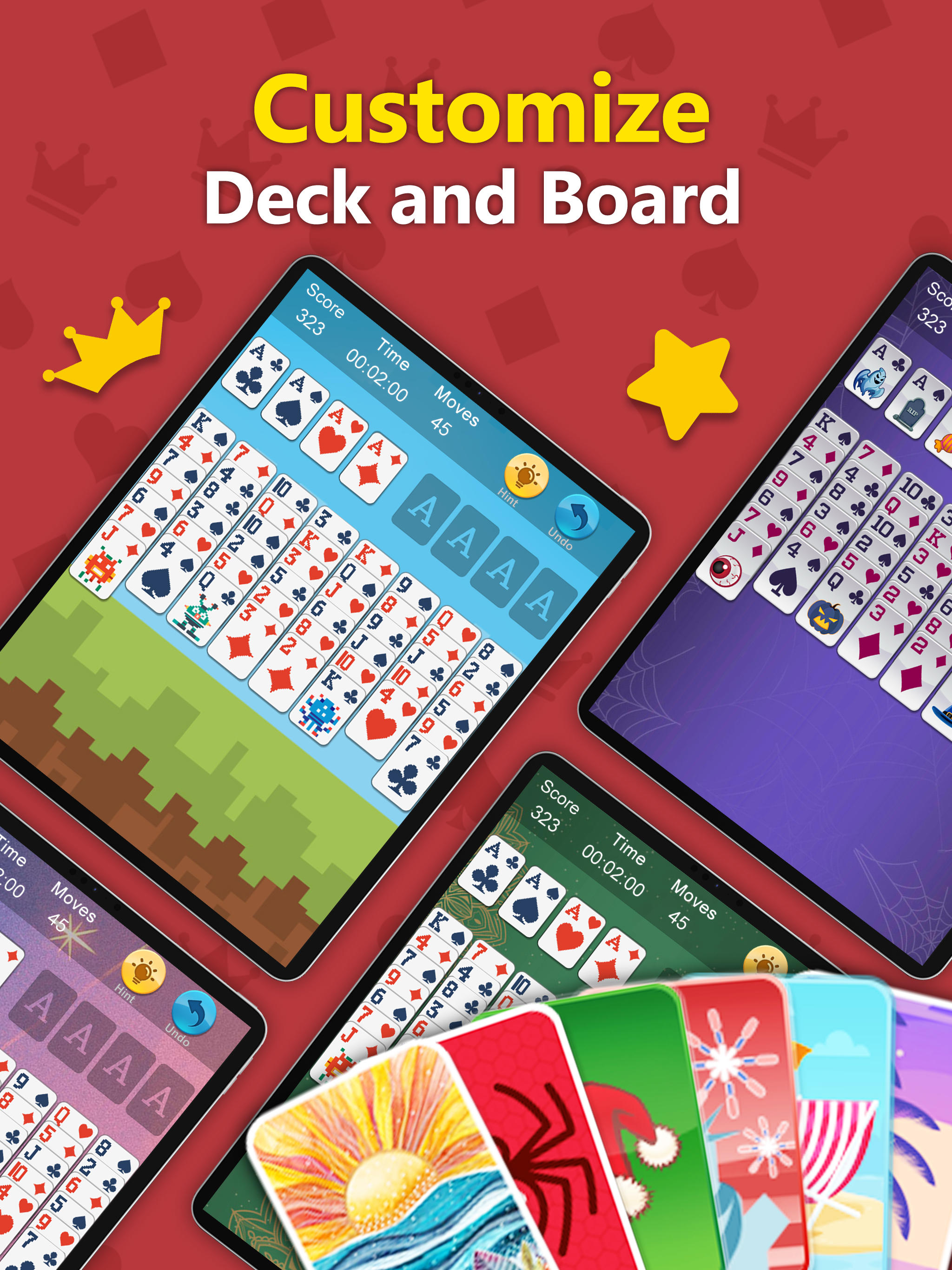 Freecell Solitaire Game Screenshot