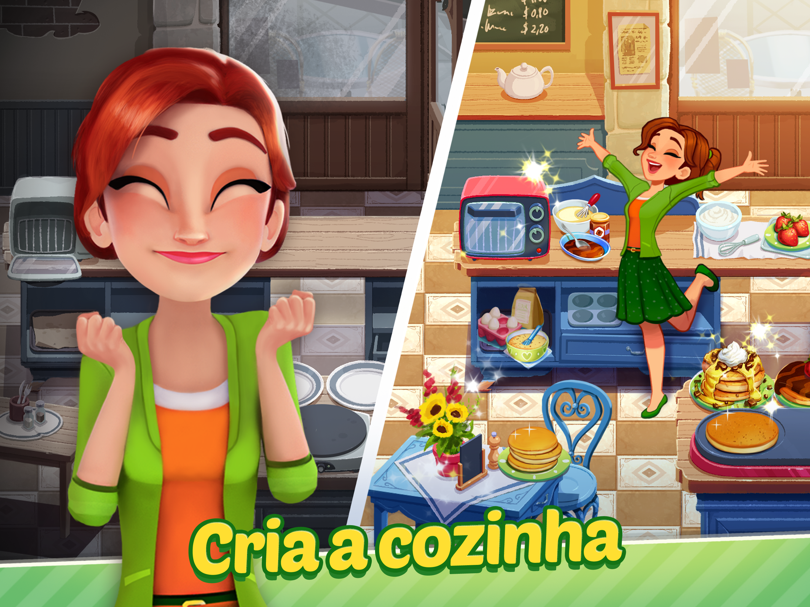 Captura de Tela do Jogo Delicious World - Cooking Game