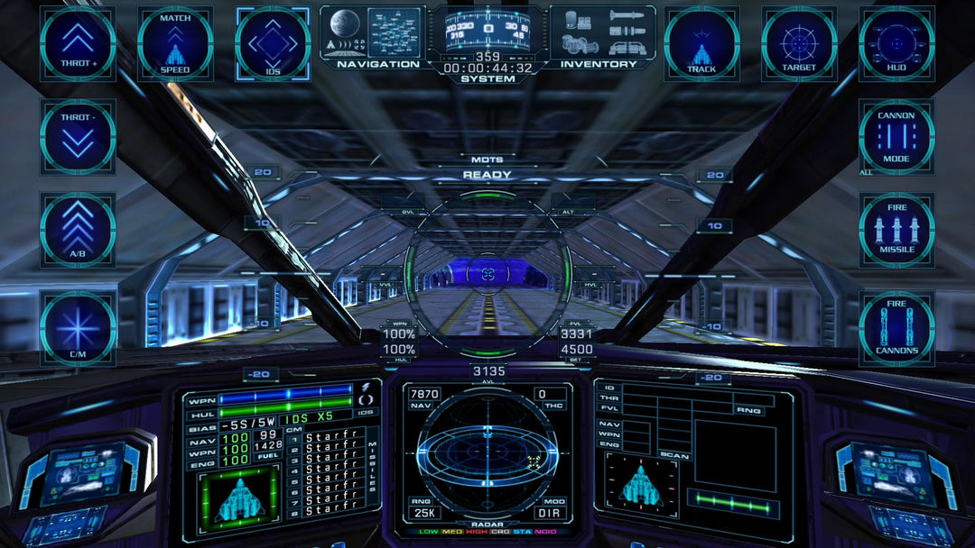 Screenshot of Evochron Mobile