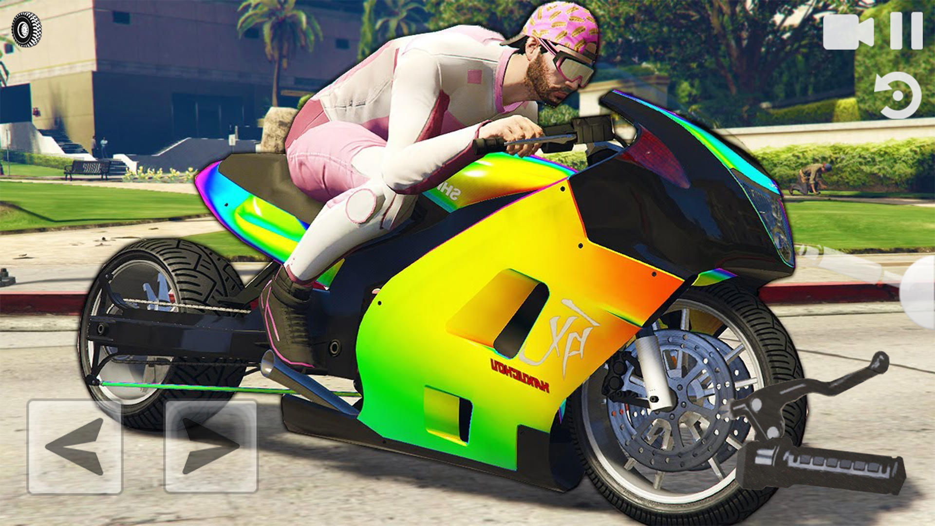 Screenshot of Indian Bikes Simulator 3D