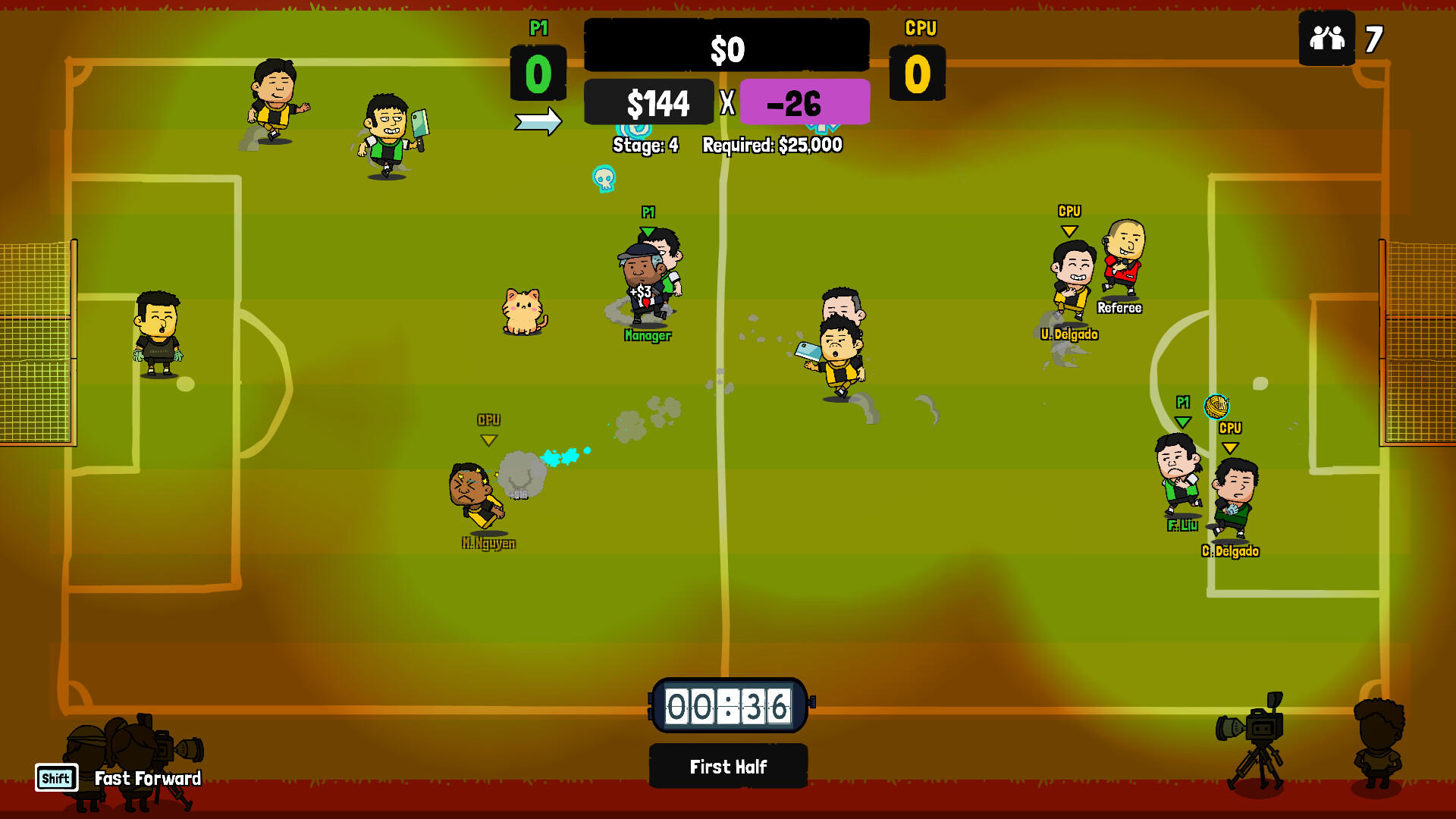 Super Senseless Soccer Game Screenshot