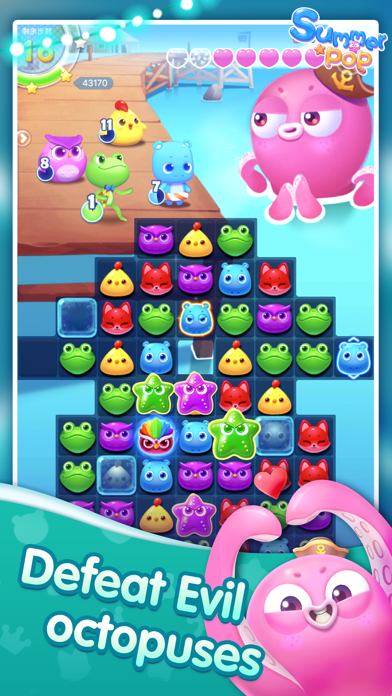 Summer Pop – Match Puzzle Game Game Screenshot