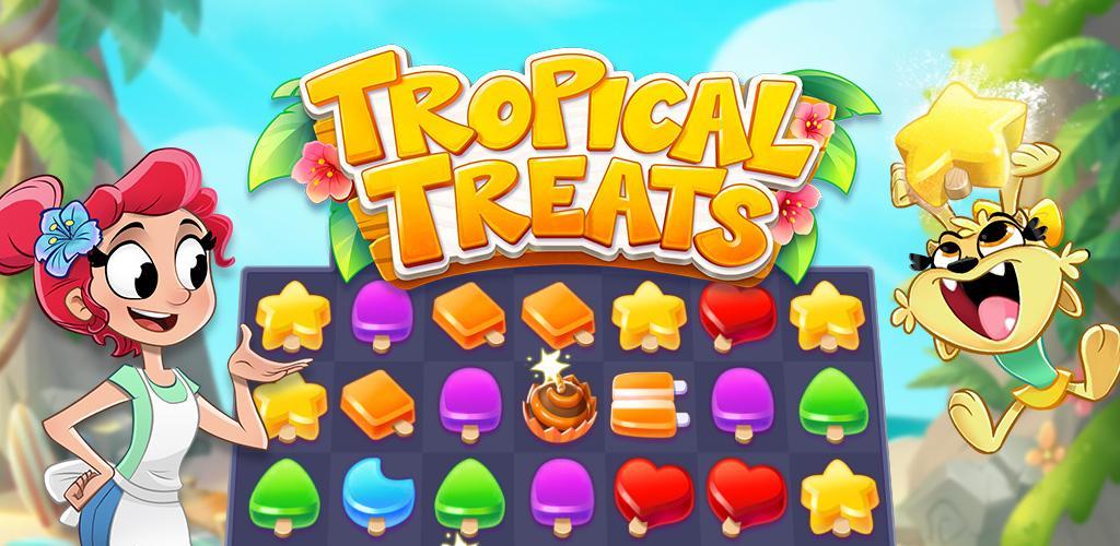 Banner of Tropical Treats - Juego de rompecabezas y juegos de Match 3 gratis 0.19.0.4208
