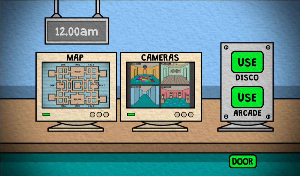 Emoji Five Nights Survival Game Screenshot