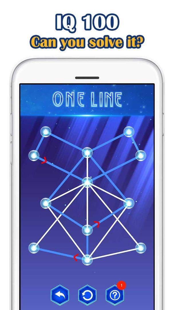 OneLine Deluxe - one touch drawing puzzle遊戲截圖