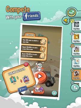 Bumpy Riders Game Screenshot