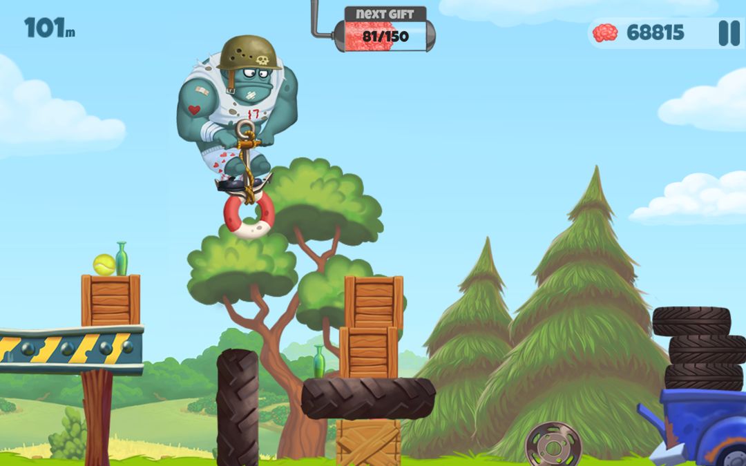 Screenshot of Zombie's Got a Pogo