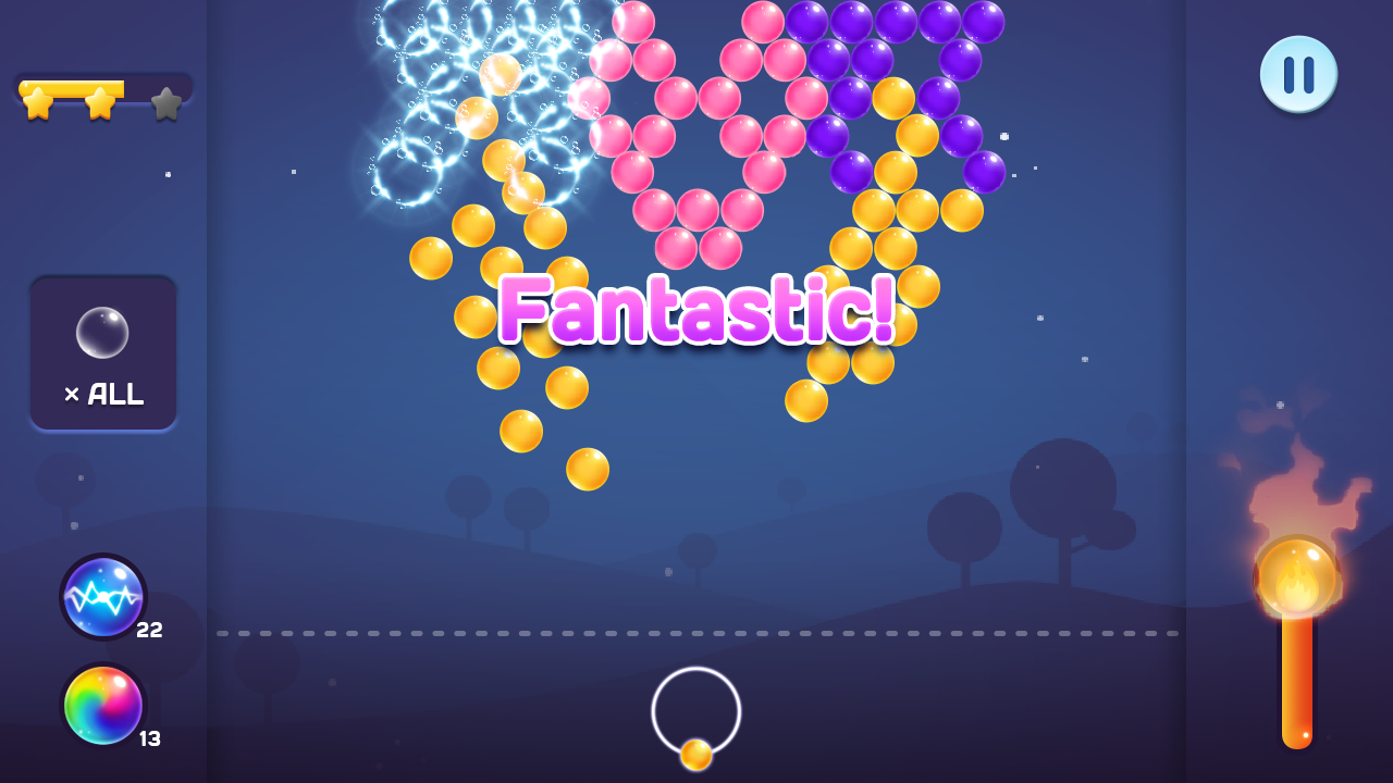 Captura de Tela do Jogo Bubble Shooter Pop Puzzle