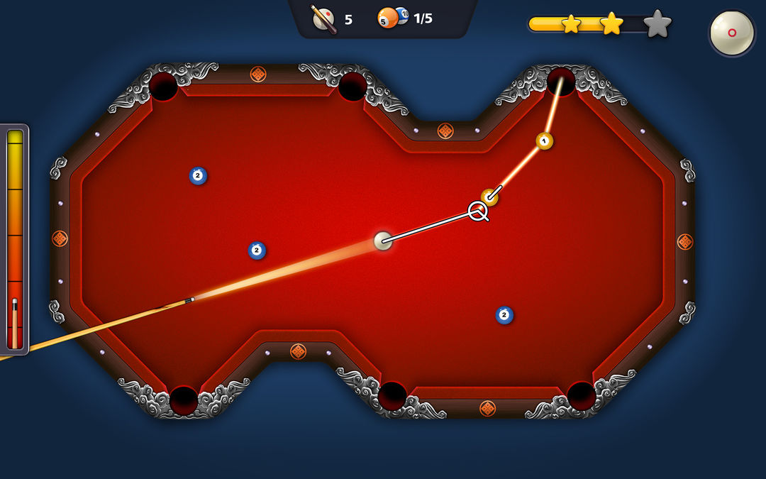 Screenshot of Pool Trickshots Billiard