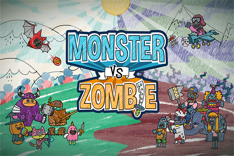 Monster VS Zombie Game Screenshot