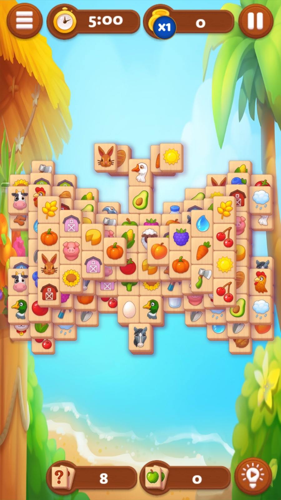 Screenshot of Solitaire Mahjong Puzzle