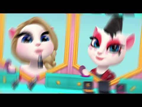 Captura de Tela do Vídeo de Minha Talking Angela 2