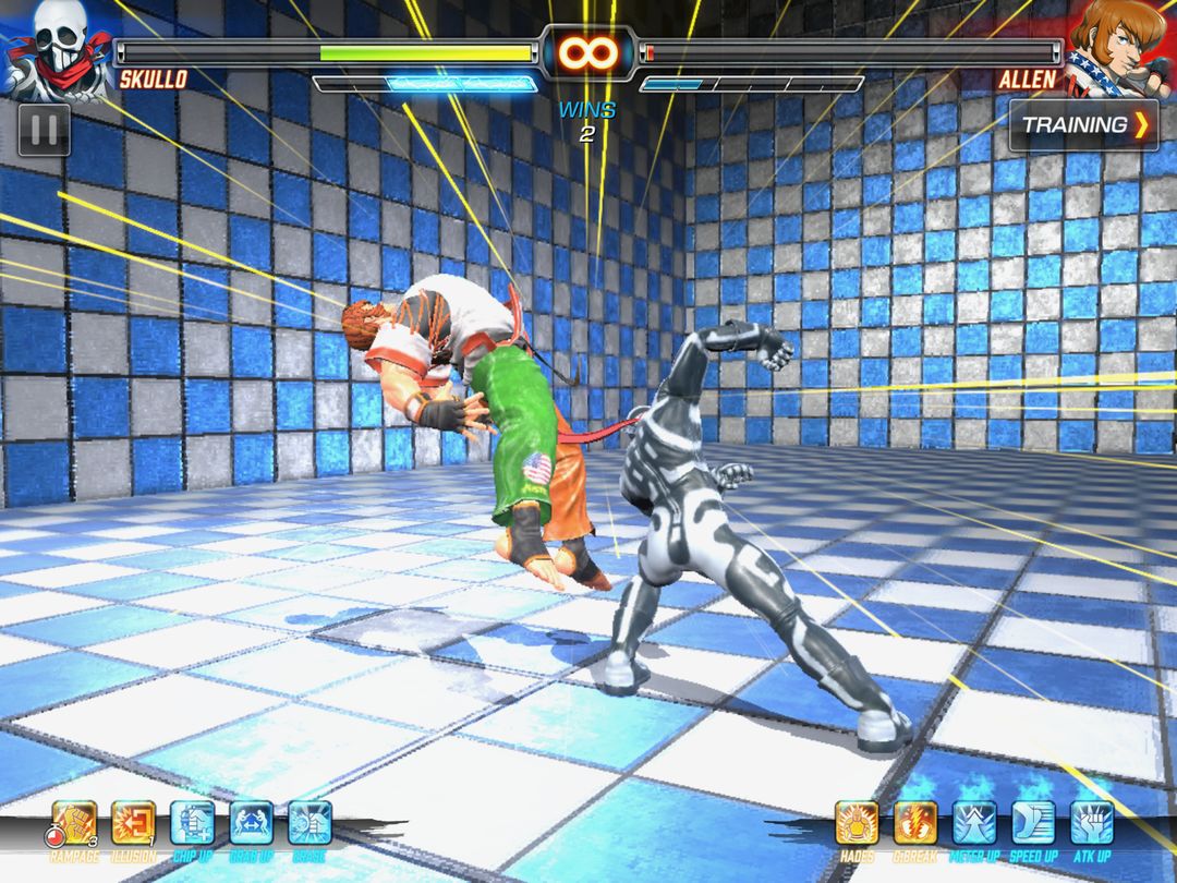 Screenshot of FIGHTING EX LAYER -α