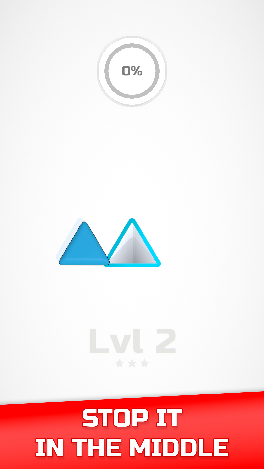 Stop The Triangle Game Screenshot