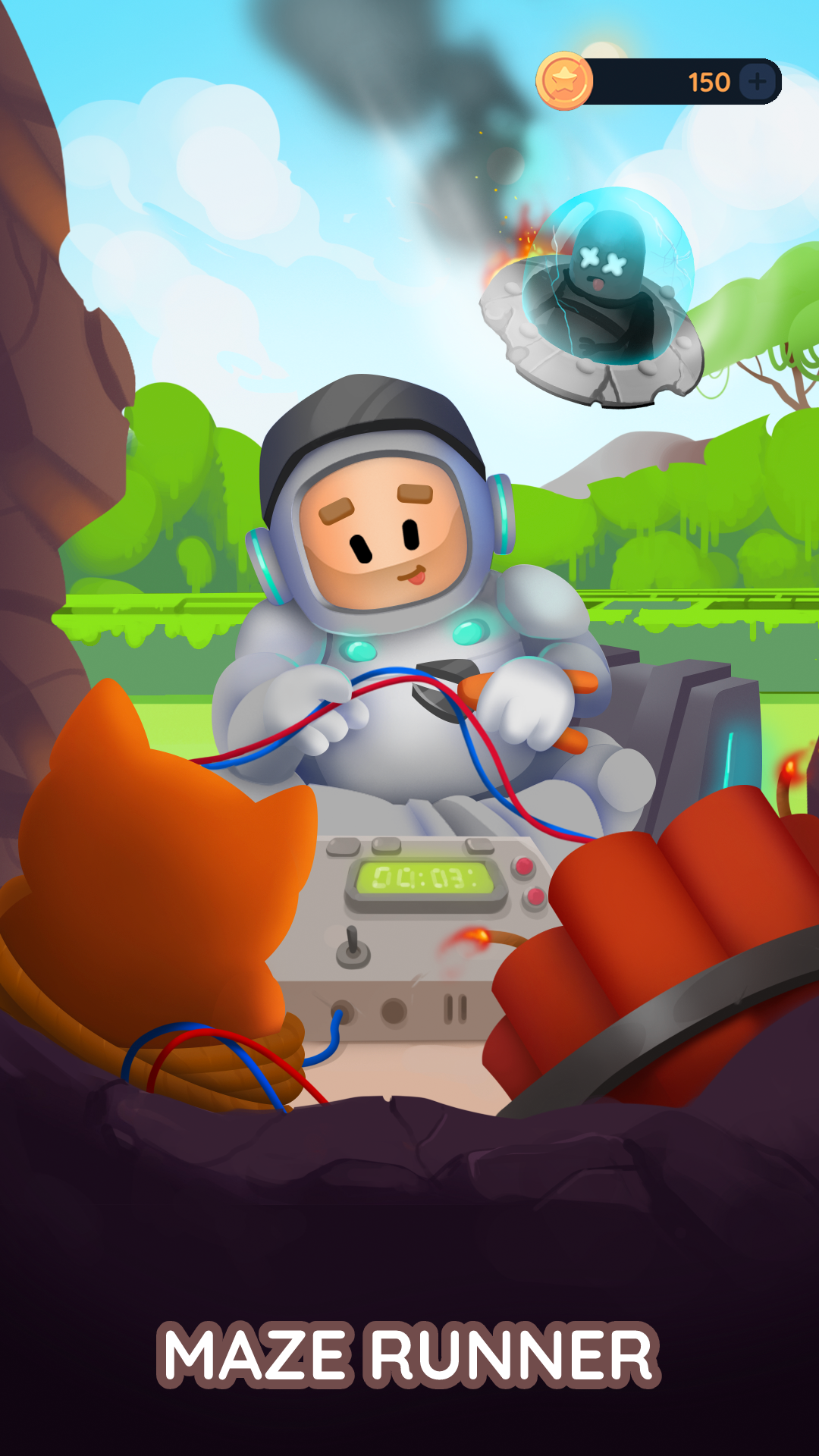 Captura de Tela do Jogo Corredor do Labirinto: Pete