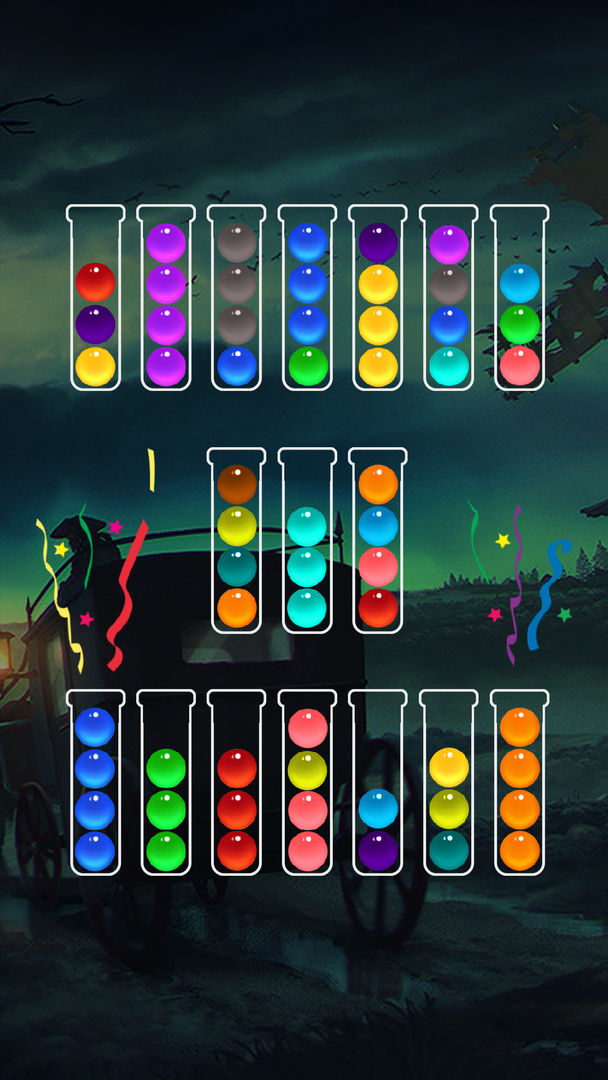 Screenshot of Bubble Sort Color Puzzle
