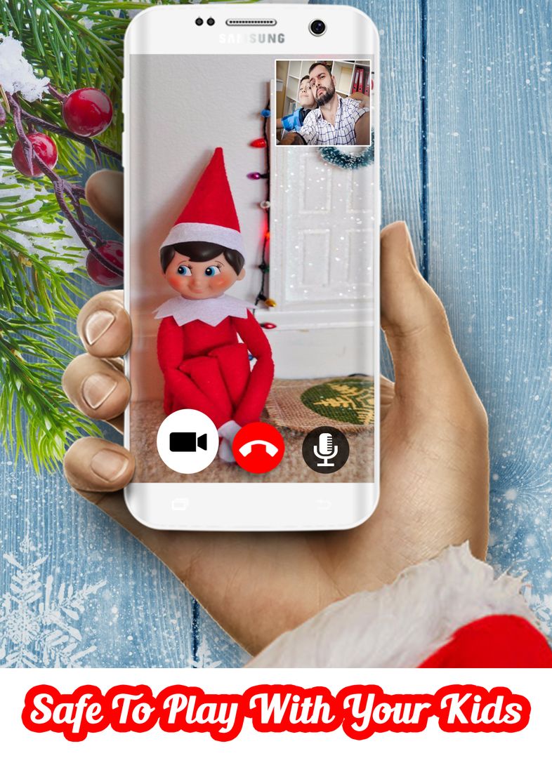 Screenshot of Video Call Elf On The Shelf