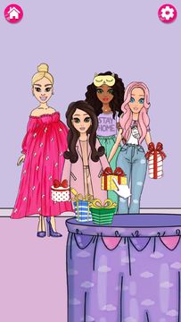 Paper Doll DIY Makeup Salon Game Screenshot