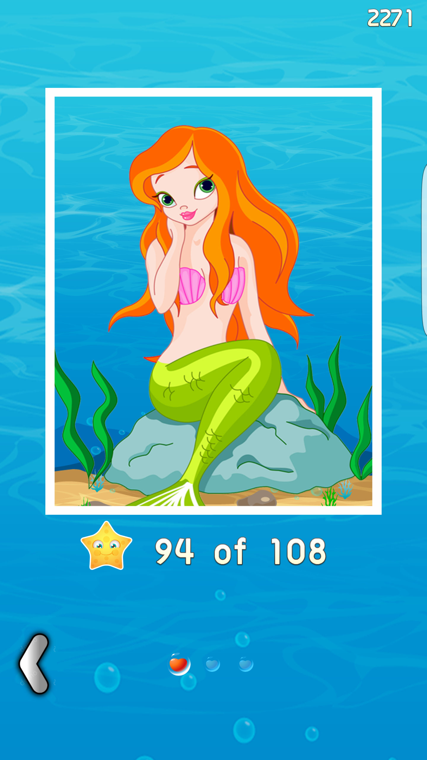Cuplikan Layar Game Bubble Shooter - Mermaids