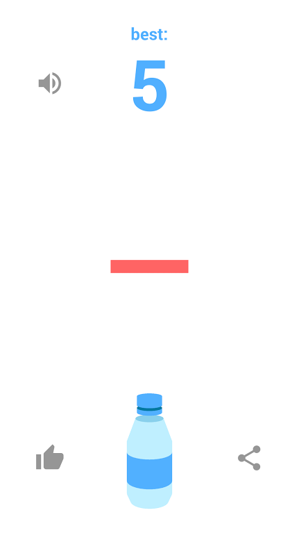 Bottle Flip Game Screenshot