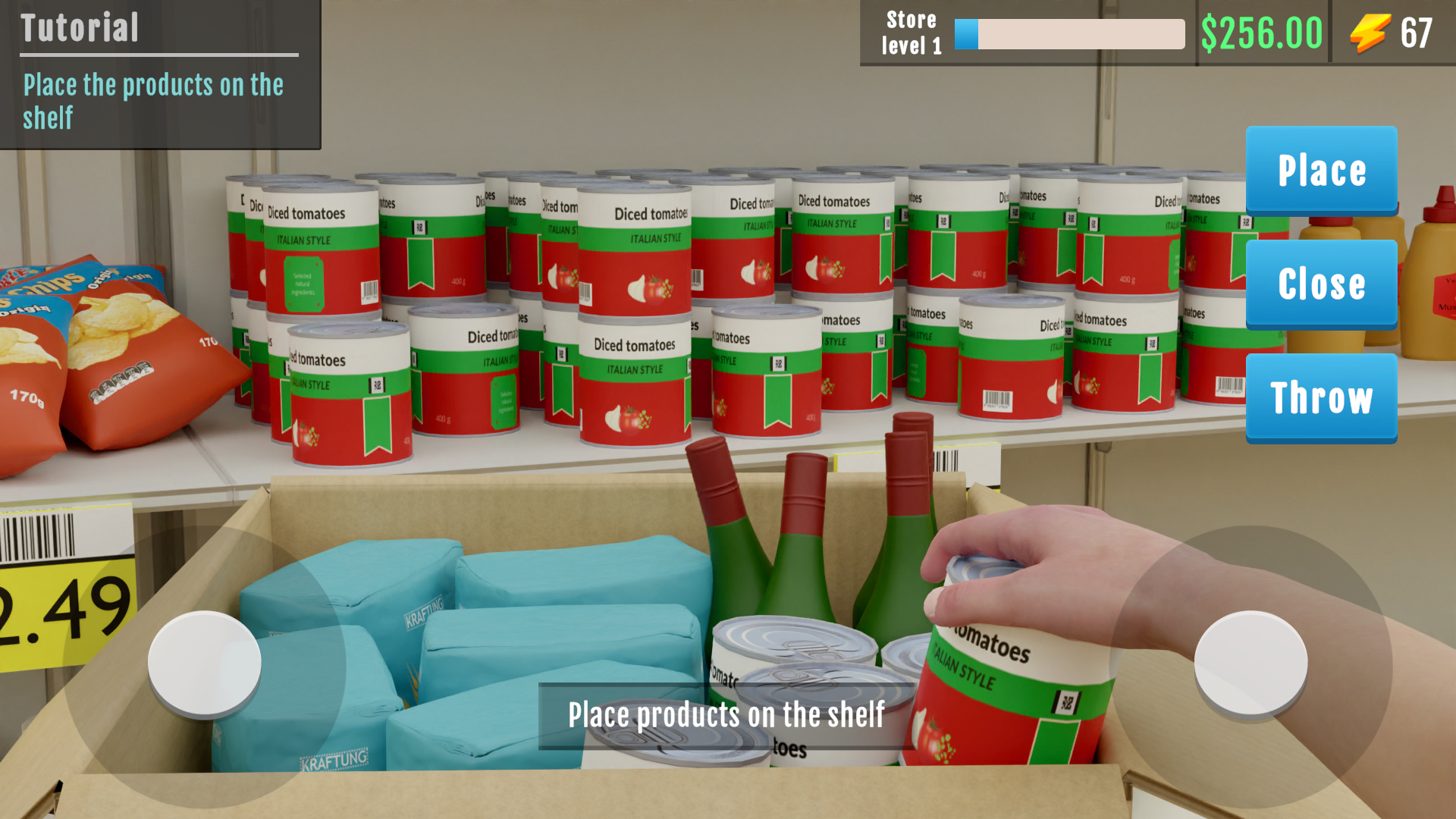 Supermarket Manager Simulator Game Screenshot