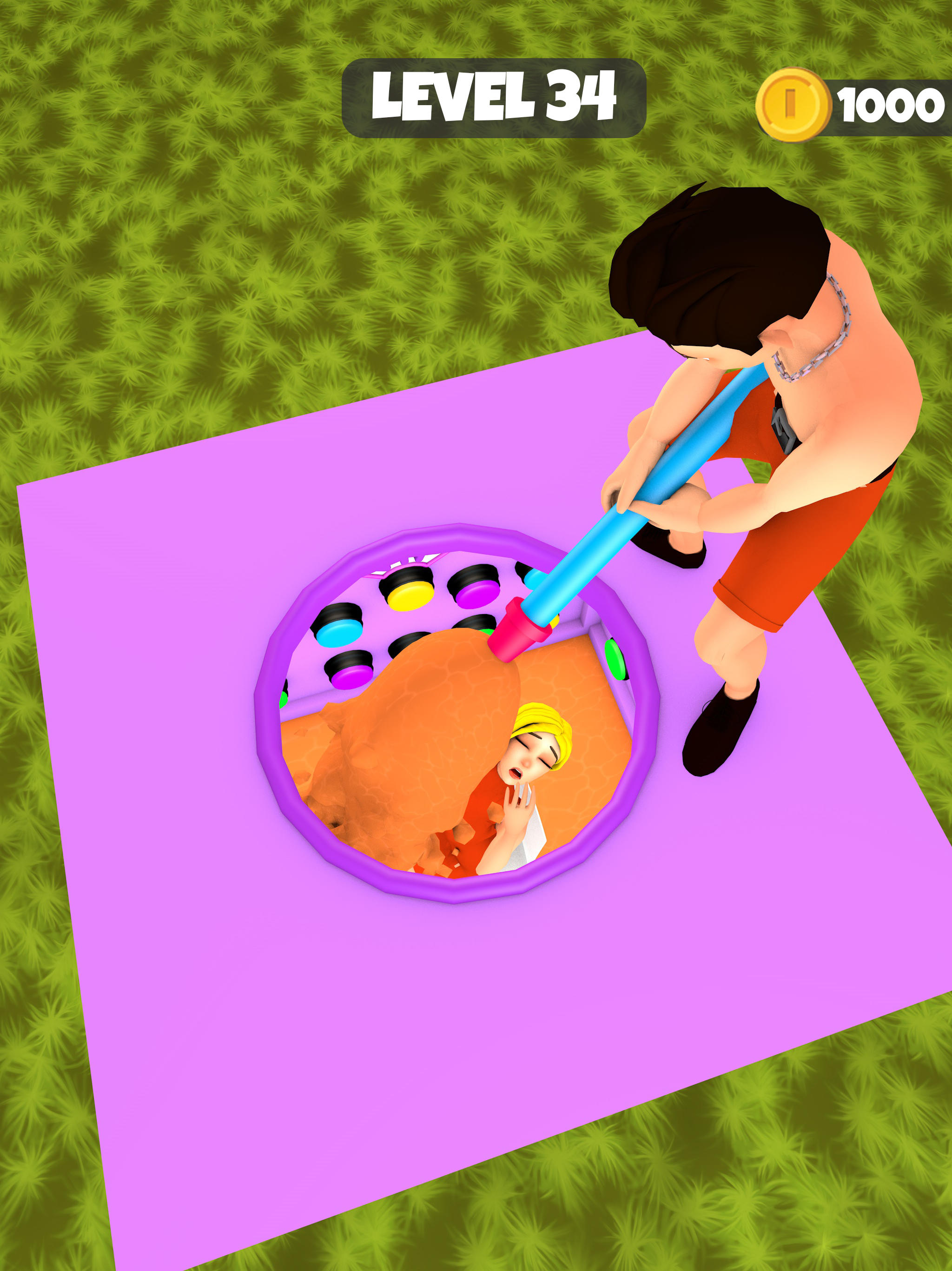 100개의 미스터리 버튼 - 탈출 도전 게임 스크린샷