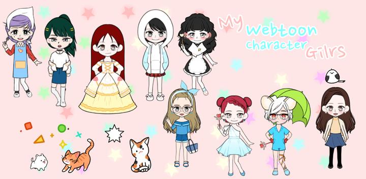Banner of K-pop Webtoon Character Girls 2.11.2