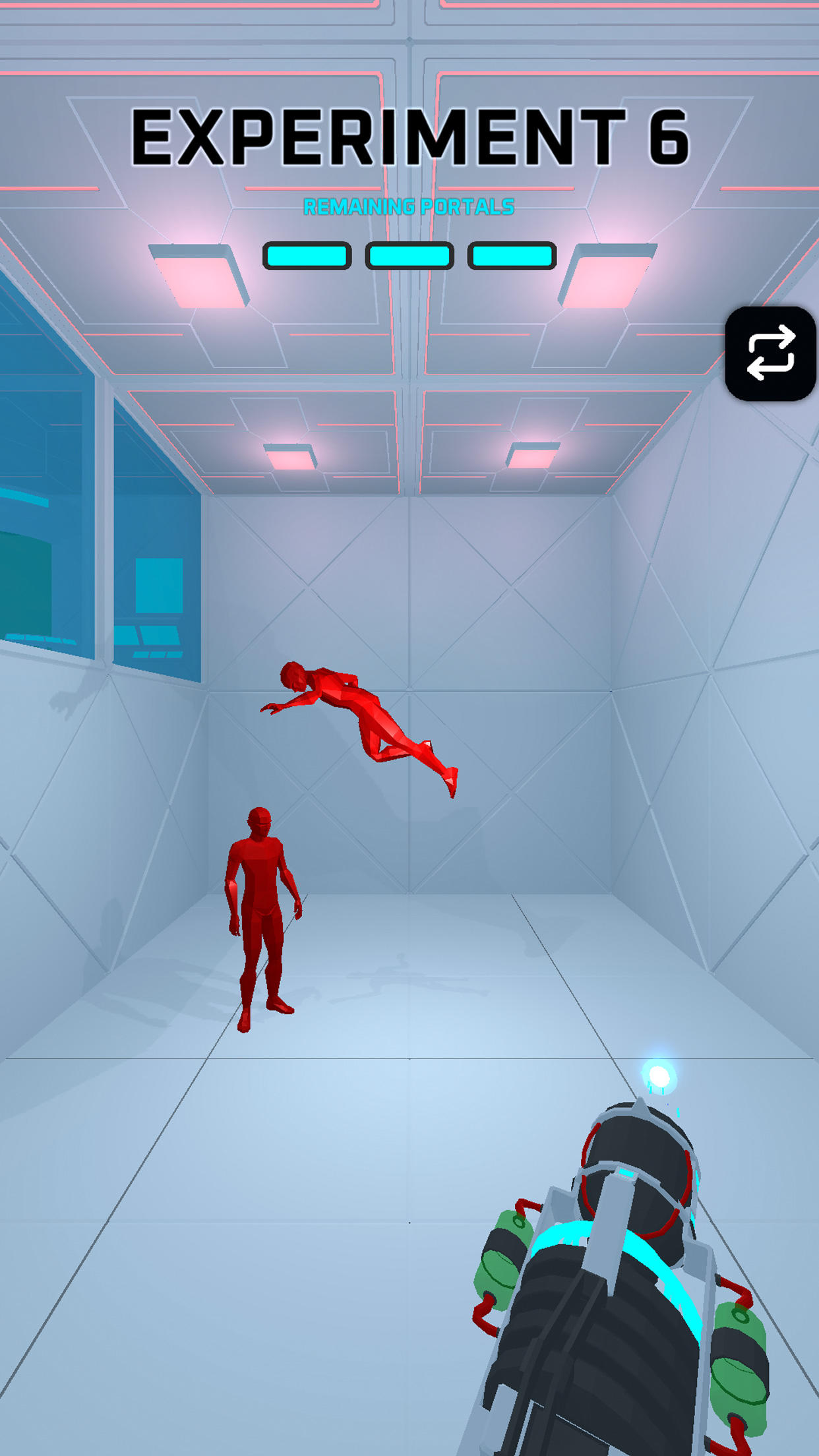 Screenshot of Portals Experiment