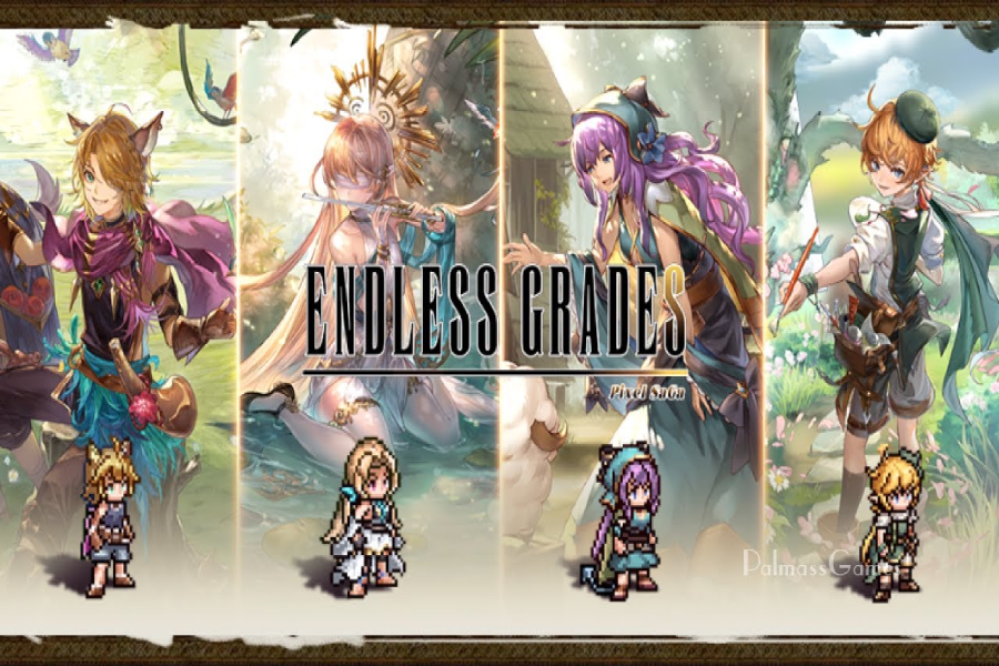 Screenshot dari video Endless Grades: Pixel Saga